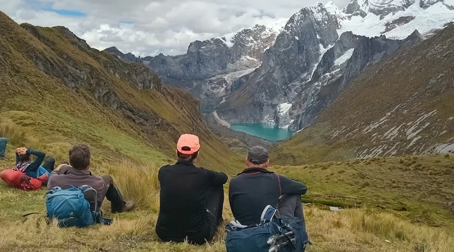 Jirishanca viewpoint on the Huayhuash Trek
